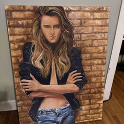 “The Jacket” Acrylic Art 3 Ft X 4 Ft 