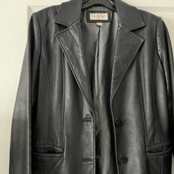 women’s Leather Jacket Size Small