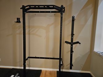 PRx Performance Home Gym / Wall-Mounted Squat Rack + Accessories – Excellent Condition