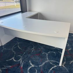 Bush’s Business White L Shape Desk