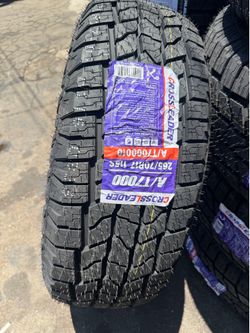 Cross Leader All Terrain Tires 265/70/17