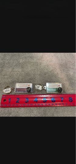 CA. HI KEY CHAINS/TEMPERATURE / COMPASS. $5.00 EACH. 2 $9.00