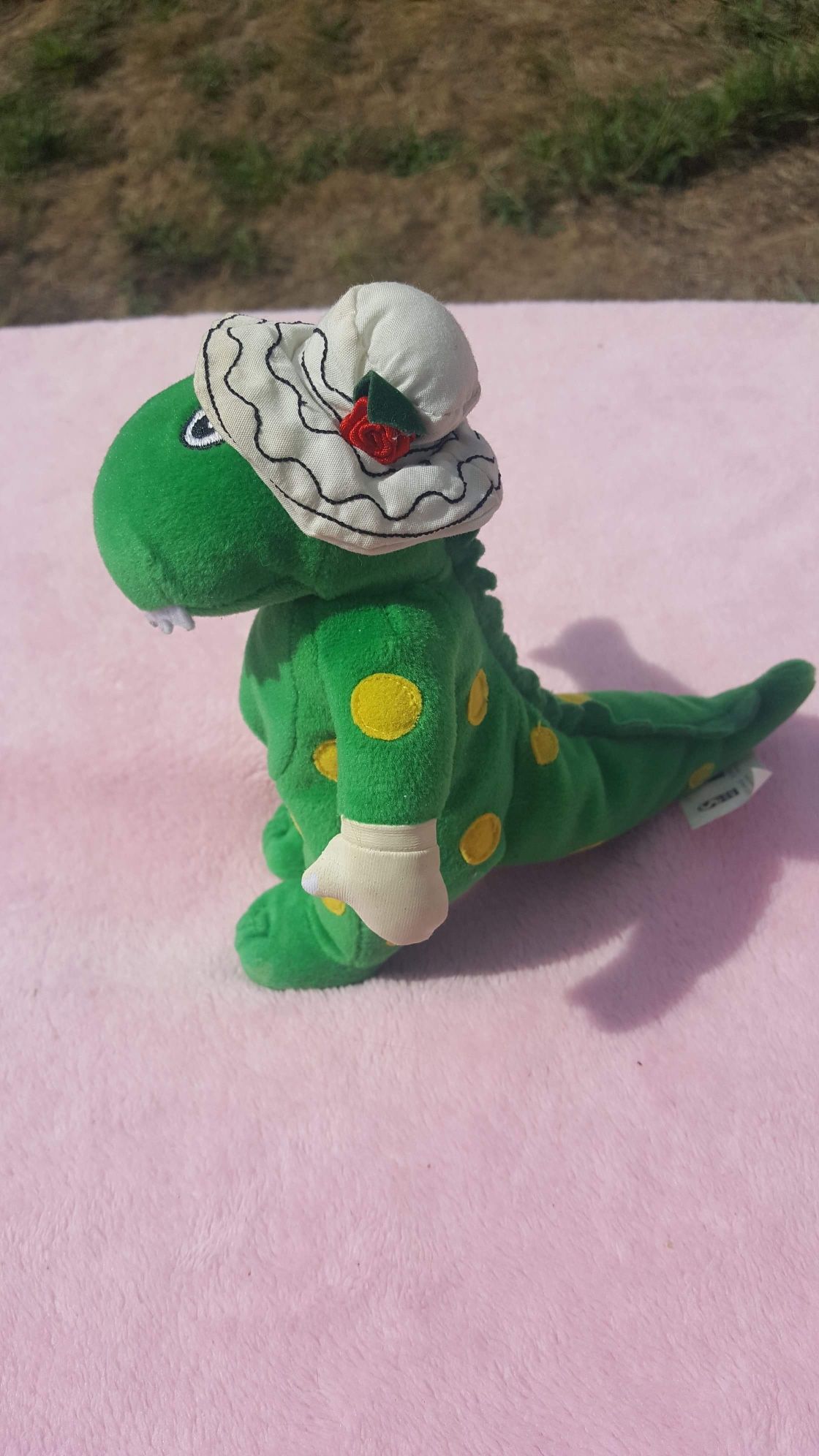 The Wiggles Dorothy Dinosaur Plush Bean Stuffed Animal 7" 2003 Spin Master
