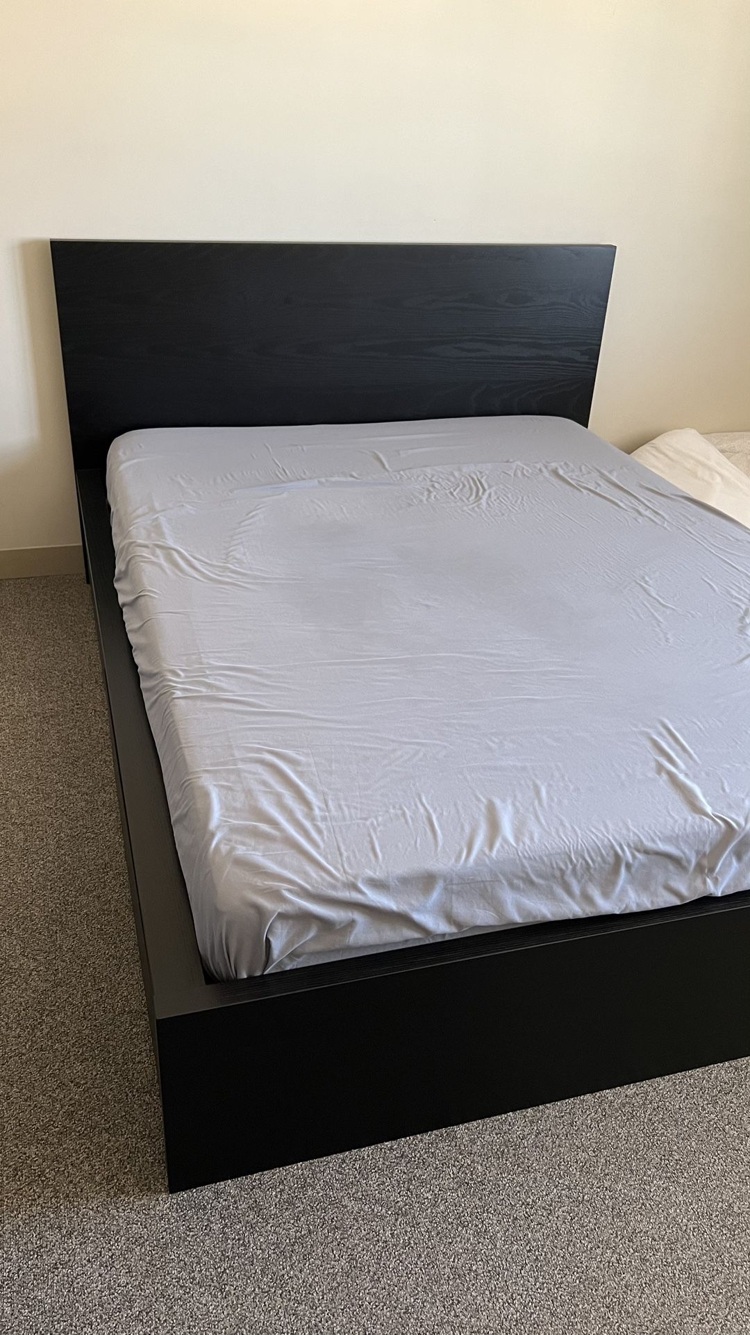 MALM Queen Bed Frame W/ 2 Storage Boxes