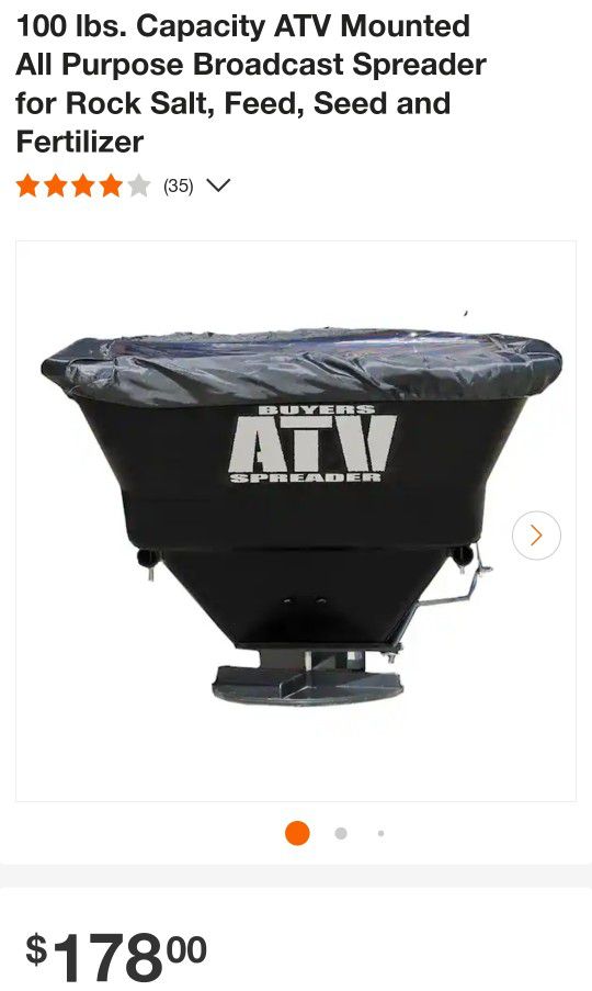 All-purpose ATV Broadcast Spreader