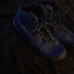 High Top Blue Nikes