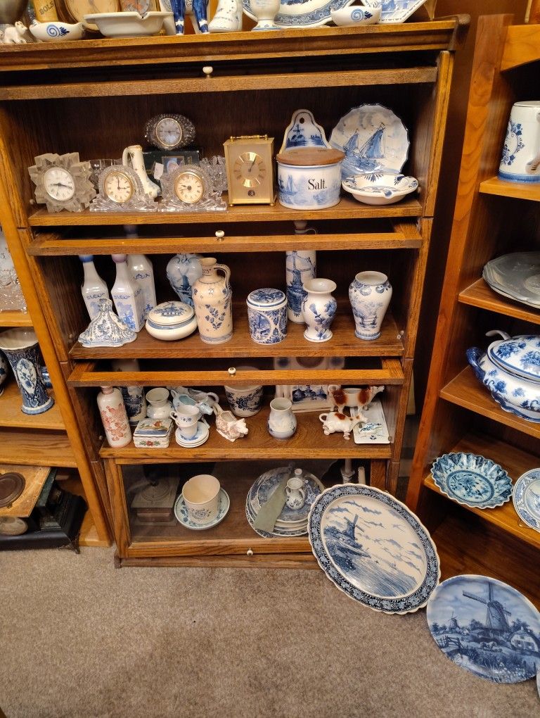 Royal Delft China And Nachtmann Led Filled Crystal