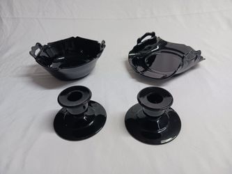 Black Amethyst Glass