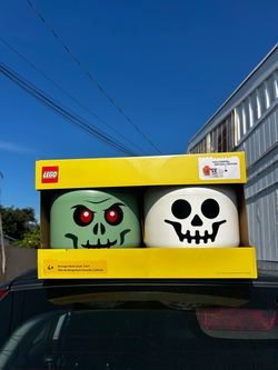 LEGO Halloween Edition Large Storage Head 2-Pack