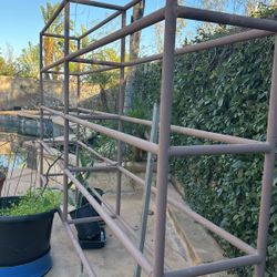 6x9 Foot Iron Shelf, For Plantings And Other Things