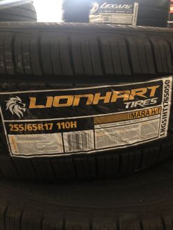 Brand New Tires (1) Lionhart Imara H/T (P255/65R17) (Single) ($126)