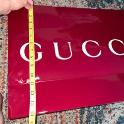 Authentic Gucci present storage bag