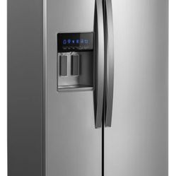 Whirlpool 36 Inch Wide, Side-by-Side Refrigerator - 28 Cubic Feet, Stainless steel