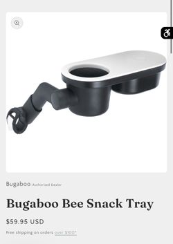 Bugaboo stroller snack tray