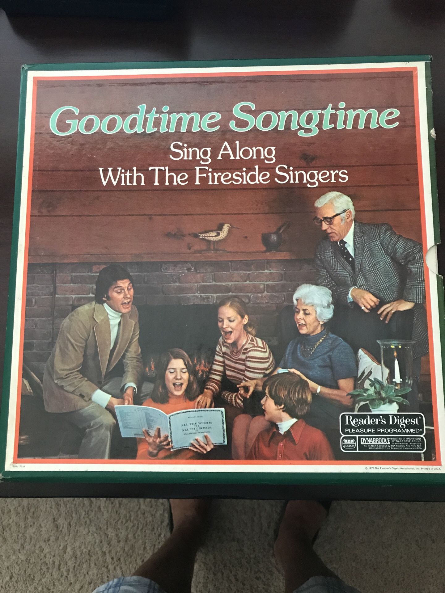 Fathers Day 8 Album Vinyl Record Set of great old songs plus complete book of lyrics for singalongs