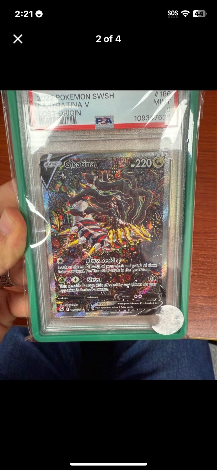 Giratina V Alt Art PSA 9