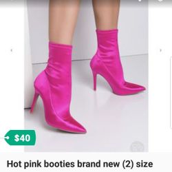Hot pink boots for fall season!