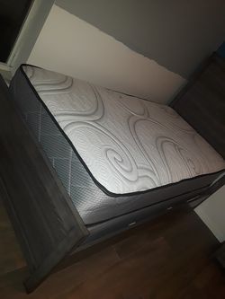 plush twin size mattress set $149.99