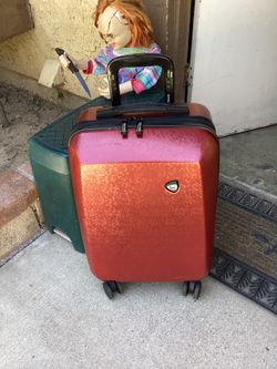 Mia Toro Italia Hard Spinning Carry-On Luggage (VALENCIA) $40