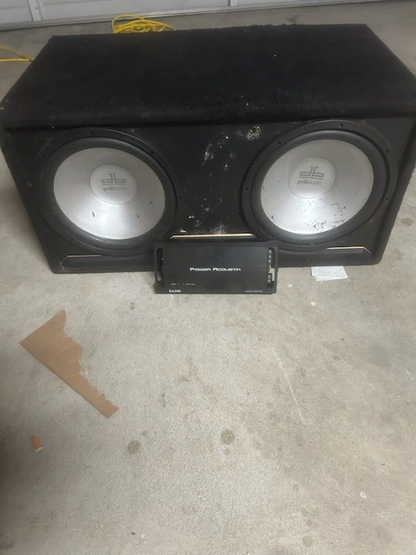 Car Speakers 12s W/ Amp