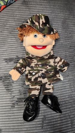 2003 Sunny & Co 18" Army Boy Puppet
