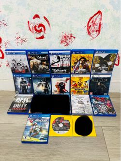 Playstation 5 Games And PlayStation 4 Games ( Used , Tested Working )  Read Description)