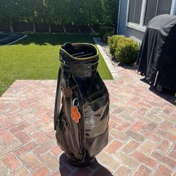 Leather Golf Bag Ron Miller USGA