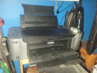 Used Canon PIXMA PRO-100 Professional Photo Printer - 13"x19" Max Size, 8-Ink Dye System, Wi-Fi
