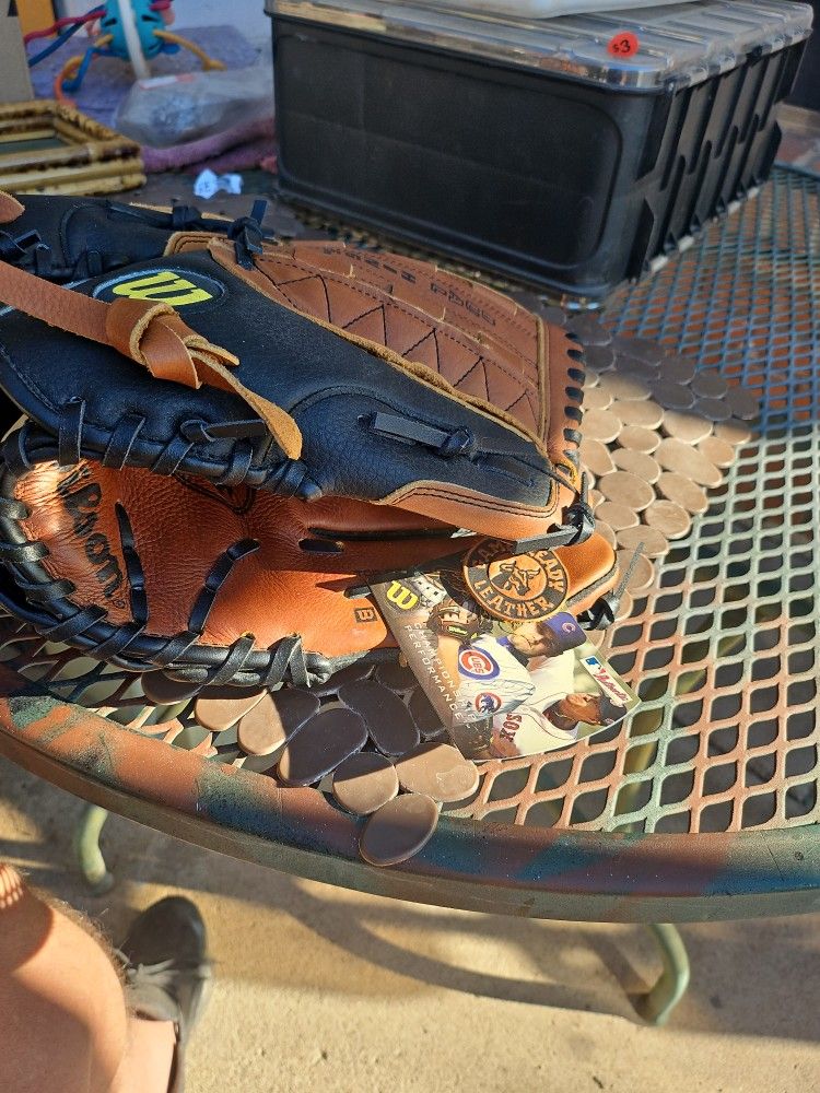 Baseball Gloves 2 Count New Unused With Tag, A2476, Excellent Perfect Condition, $15 Each, $ 25 Both, E Mesa