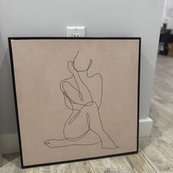 Pink Minimalistic Wall Frame