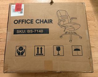 Brand New Black Executive Office Chair with Adjustable Lumbar Support