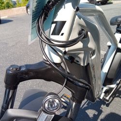 White black 26” fat tire ebikes  