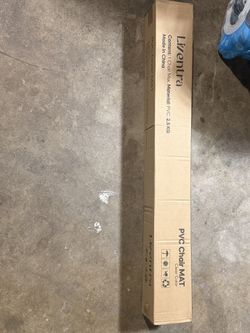 Liventra Clear PVC Office Chair Mat – 36” x 48” – Brand New