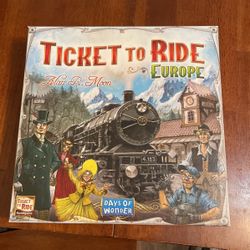 Tickets To Ride Europe Board Game Complete!