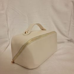 White Travel Makeup Case