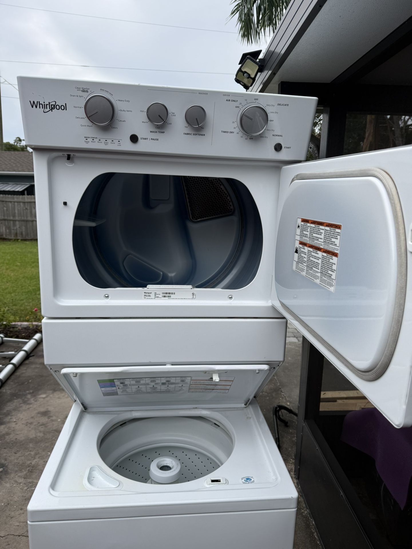 Lavadora Secadora Torre Whirlpool