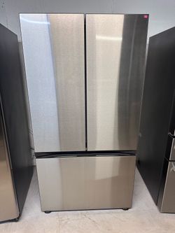 Samsung bespoke stainless steel refrigerator-60 DAY WARRANTY