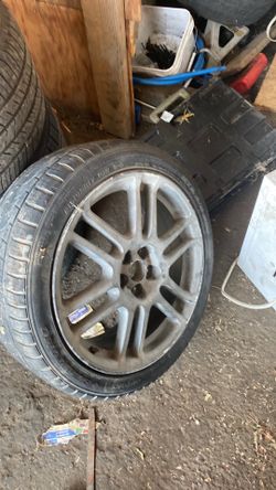 Pair of tires , rims ,