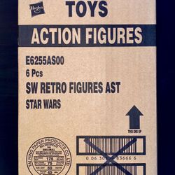 Star Wars 40th Anniversary Retro Figures with Shipper Box (Rare)