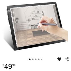 NXENTC Rechargeable Light Pad for Tracing for Tattoo, Artists, Drawing, Painting, Animation new 