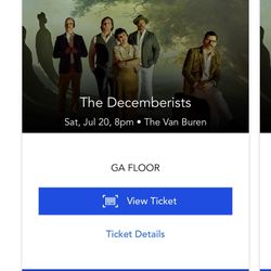 Decemberists 7/20 Tonight