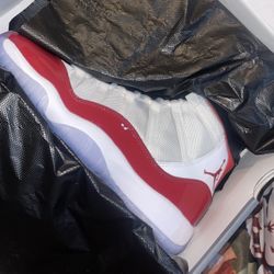 Red And White Jordan 11s