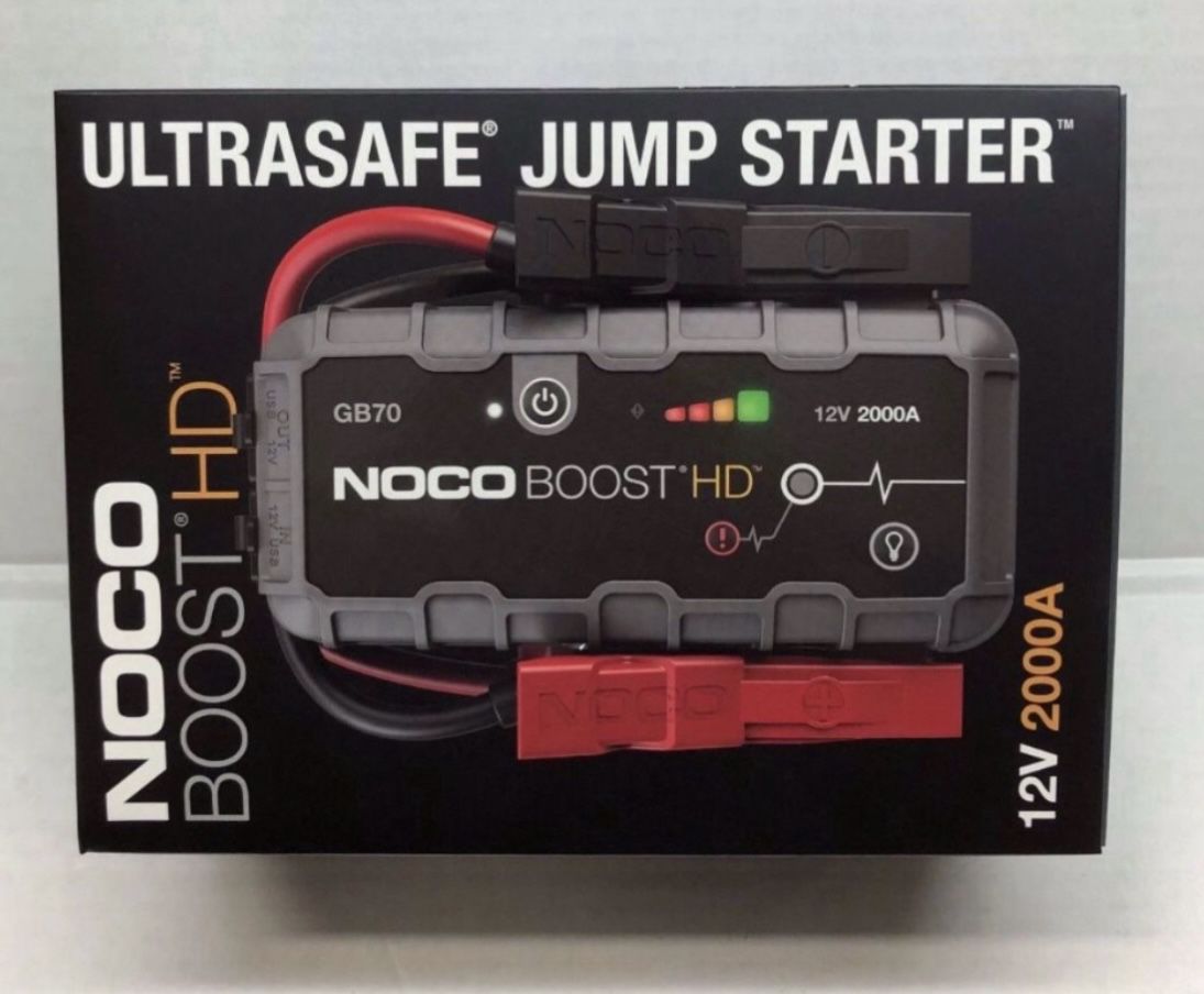 NOCO Boost HD GB70 2000A UltraSafe Car Battery Jump Starter