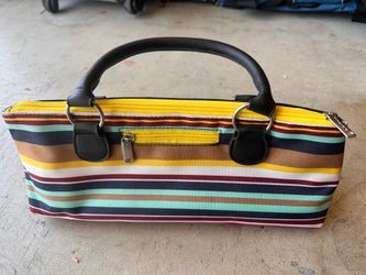 Primeware Insulated Wine Clutch in the "Nautical Stripe"