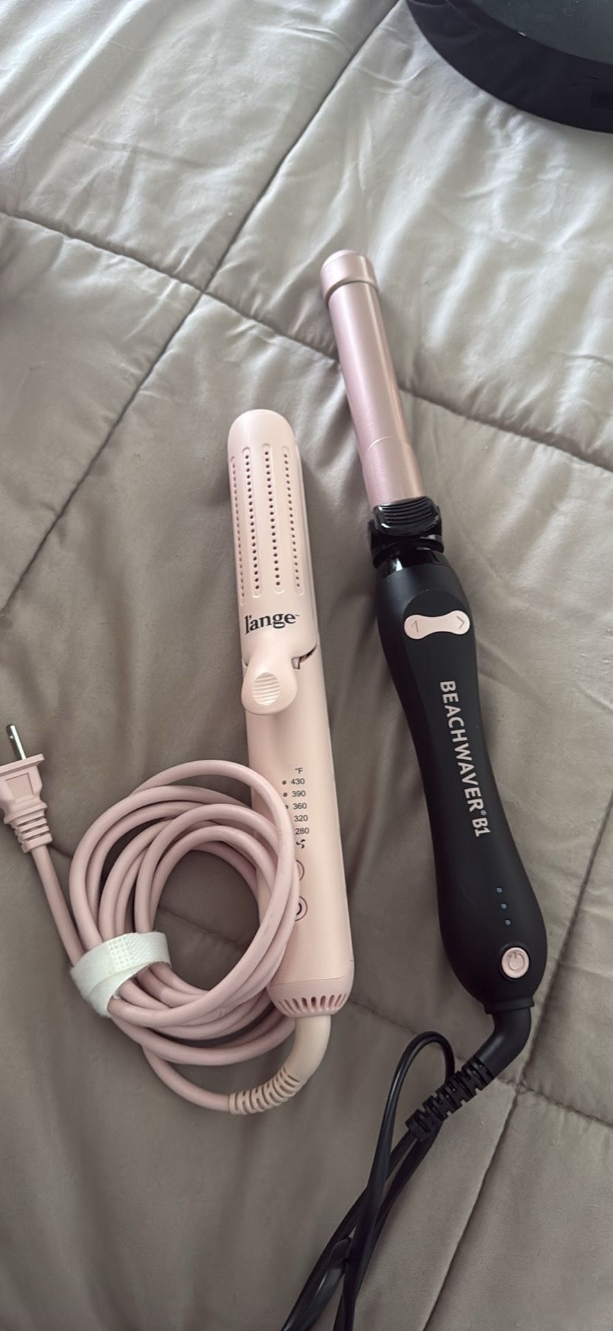 Lange Le Duo and Beachwaver B1