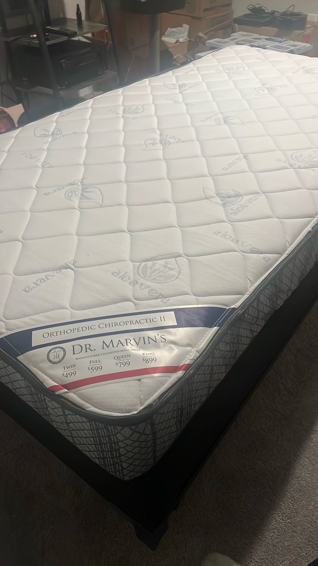 Twin Orthopedic Chiropractic II MATTRESS, Box Spring and Steel Frame