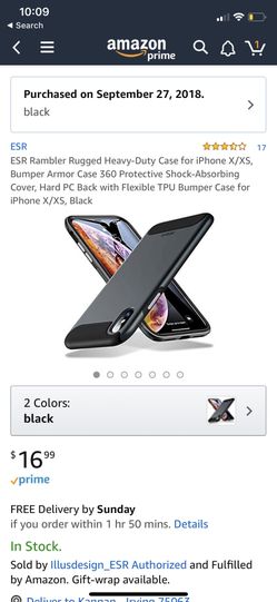 ESR New iPhone x/xs case