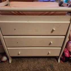 White Changing Table
