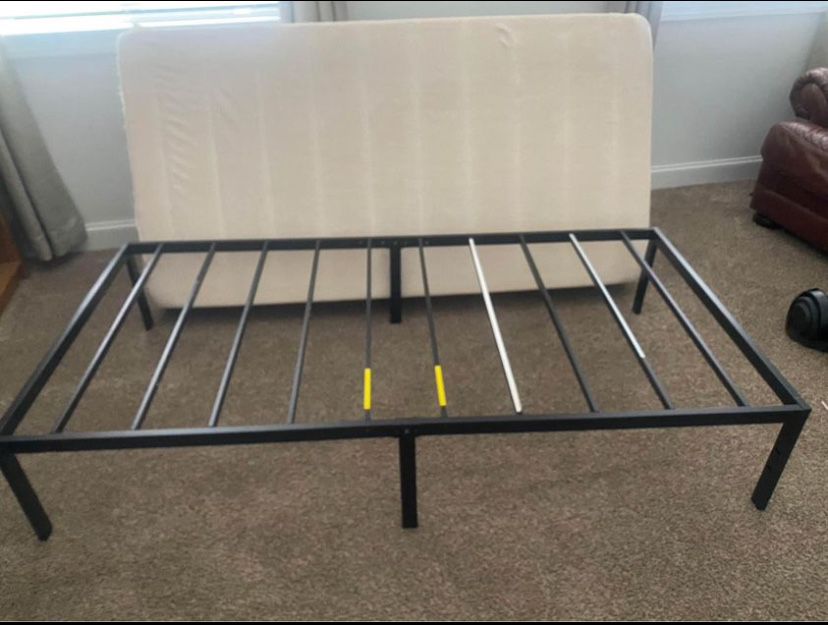 Twin Mattress With Metal bed Frame