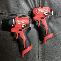 Milwaukee M12 Subcompact Drill and Impact Driver Combo Set (Tool Only)
